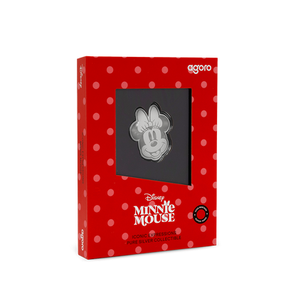 Mickey and Friends Iconic Expressions Minnie Mouse Silver Collectible AGORO