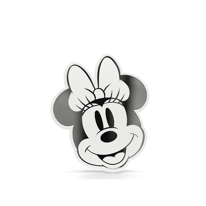 Mickey and Friends Iconic Expressions Minnie Mouse Silver Collectible AGORO