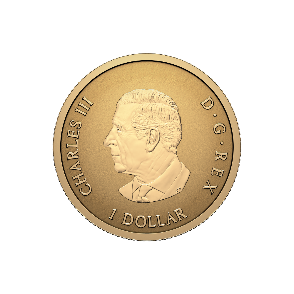 Iconic Maple Leaf Pure Gold Coin Canada 2027 Royal Canadian Mint