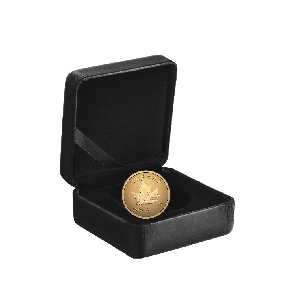 Iconic Maple Leaf Pure Gold Coin Canada 2027 Royal Canadian Mint