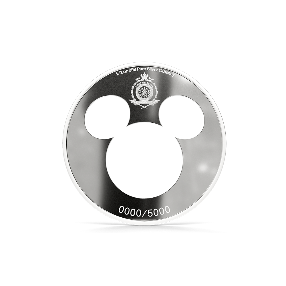 Iconic Silhouettes Mickey Mouse Silver Collectible AGORO