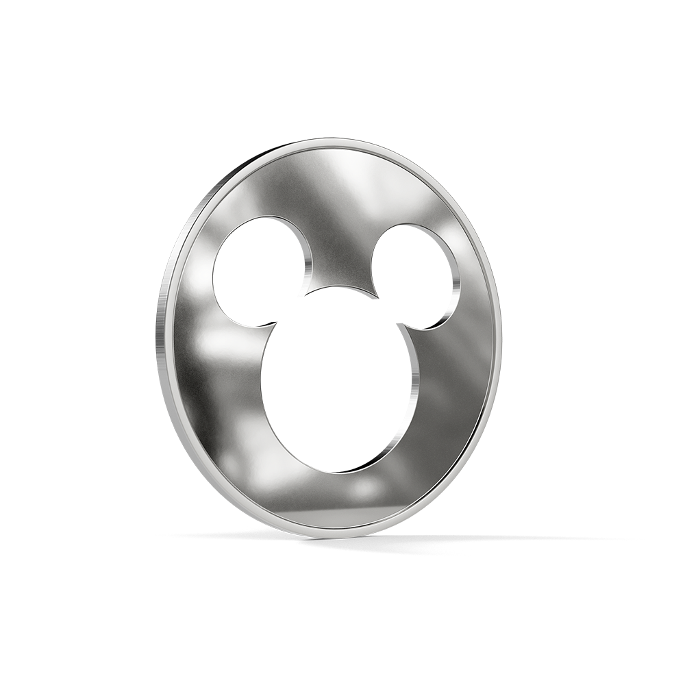 Iconic Silhouettes Mickey Mouse Silver Collectible AGORO