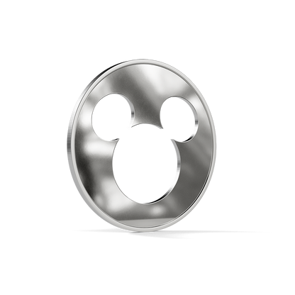 Iconic Silhouettes Mickey Mouse Silver Collectible AGORO