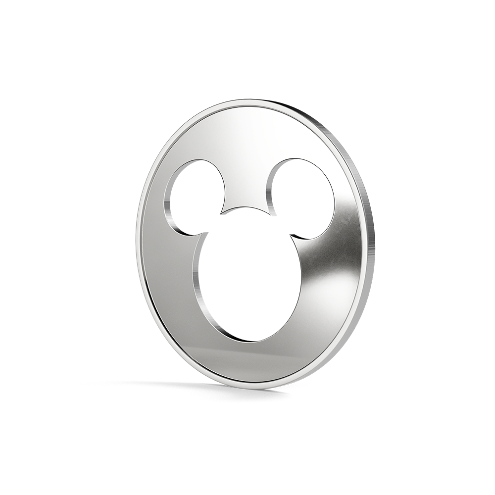 Iconic Silhouettes Mickey Mouse Silver Collectible AGORO