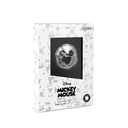 Iconic Silhouettes Mickey Mouse Silver Collectible AGORO