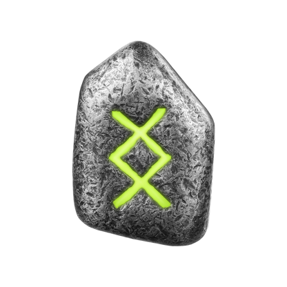 Ingwaz Cast Rune 1 Oz Silver Cast Bar 2024 Germania Mint