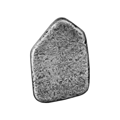 Ingwaz Cast Rune 1 Oz Silver Cast Bar 2024 Germania Mint