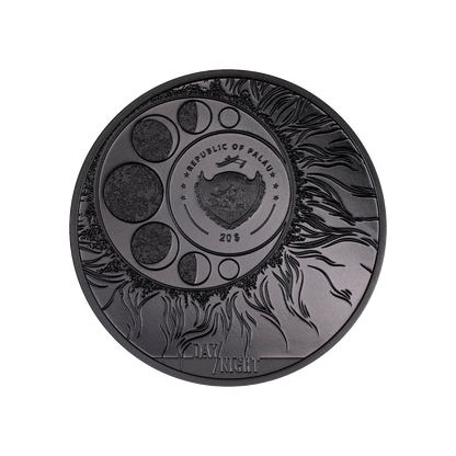 JAGUAR Day and Night 3 Oz Silver Coin $20 Palau 2023