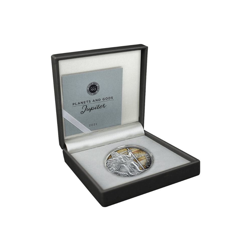 JUPITER Planets and Gods 3 Oz Silver Coin 3000 Francs Cameroon 2021