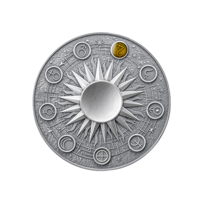 JUPITER Solar System 2 Oz Silver Coin 10 Cedis Ghana 2025