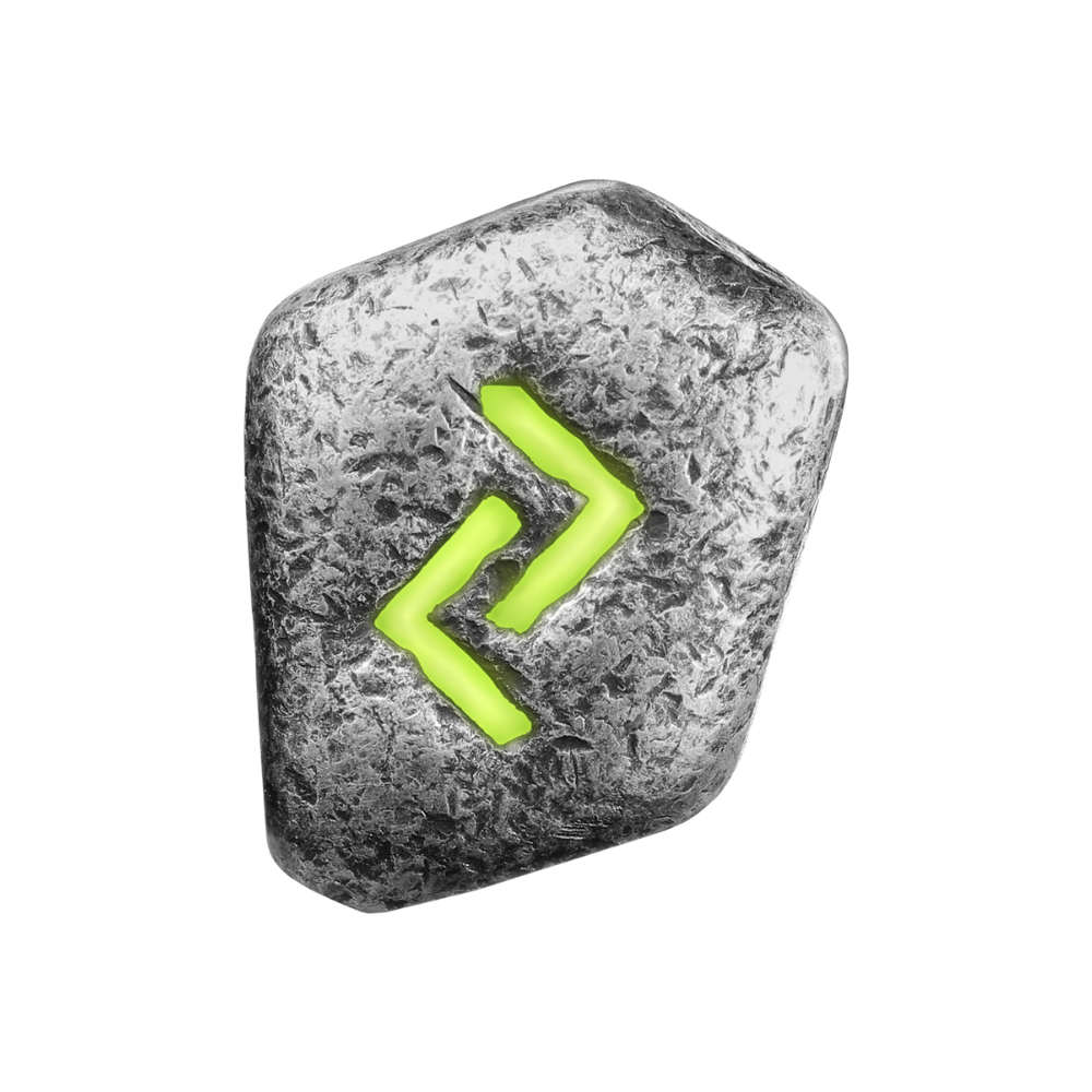 Jera Cast Rune 1 Oz Silver Cast Bar 2024 Germania Mint
