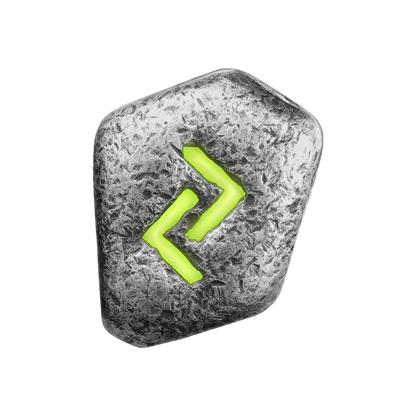 Jera Cast Rune 1 Oz Silver Cast Bar 2024 Germania Mint
