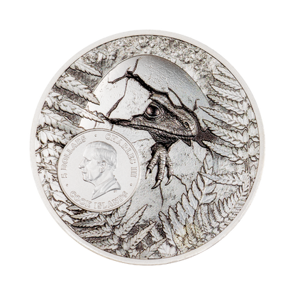 Jurassic Relics Carcharodontosaurus 1 oz Silver Coin 2026
