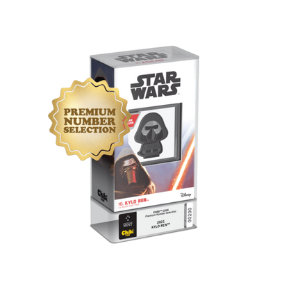 KYLO REN™ Premium Number Chibi 1 Oz Silver Coin $2 Niue 2021
