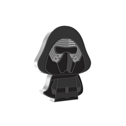 KYLO REN™ Chibi 1 Oz Silver Coin $2 Niue 2021