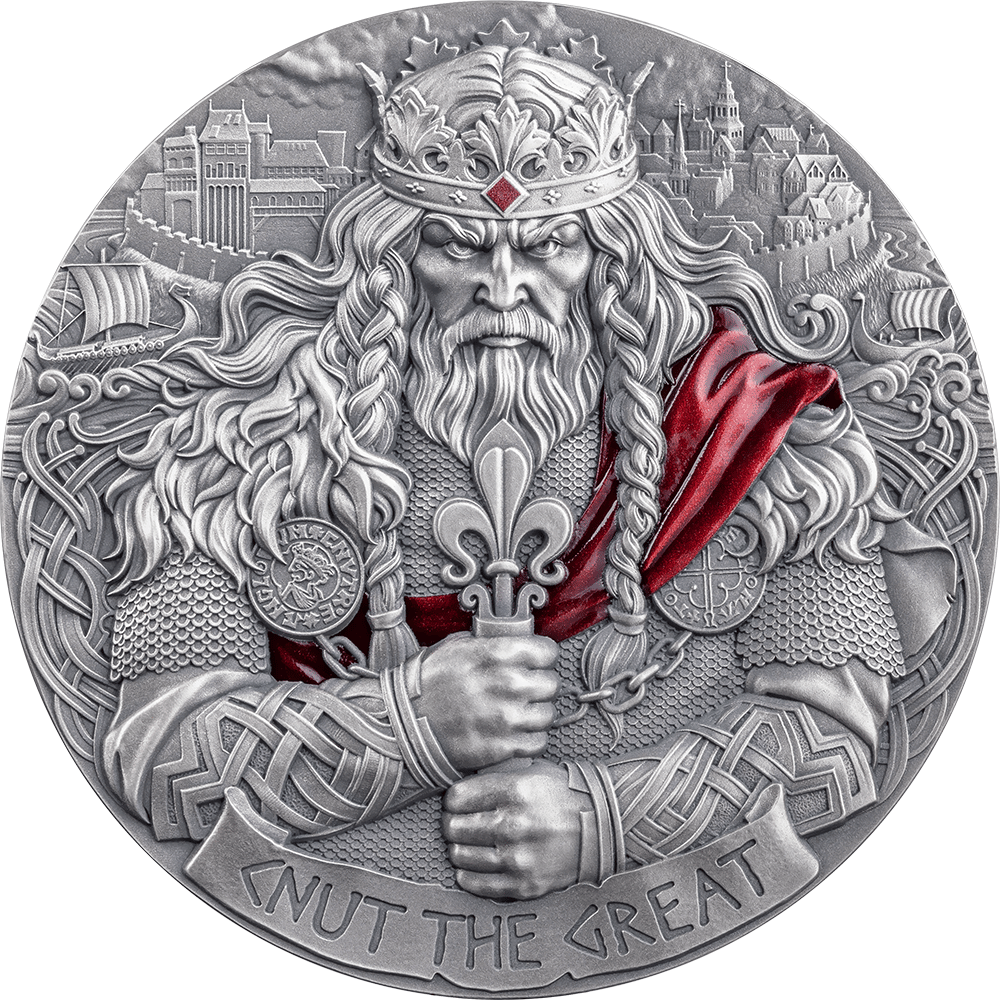 King Cnut The Great The Way To Valhalla 2 Oz Silver Coin 2025