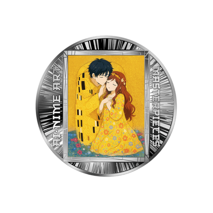 Kiss AI-nime Art Masterpieces Silver Coin 2025
