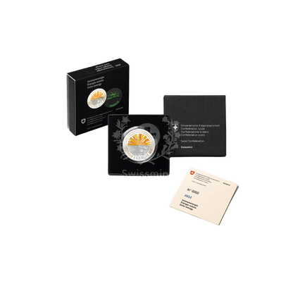 Solar Energy Light of Tomorrow Silver Coin Swissmint 2022