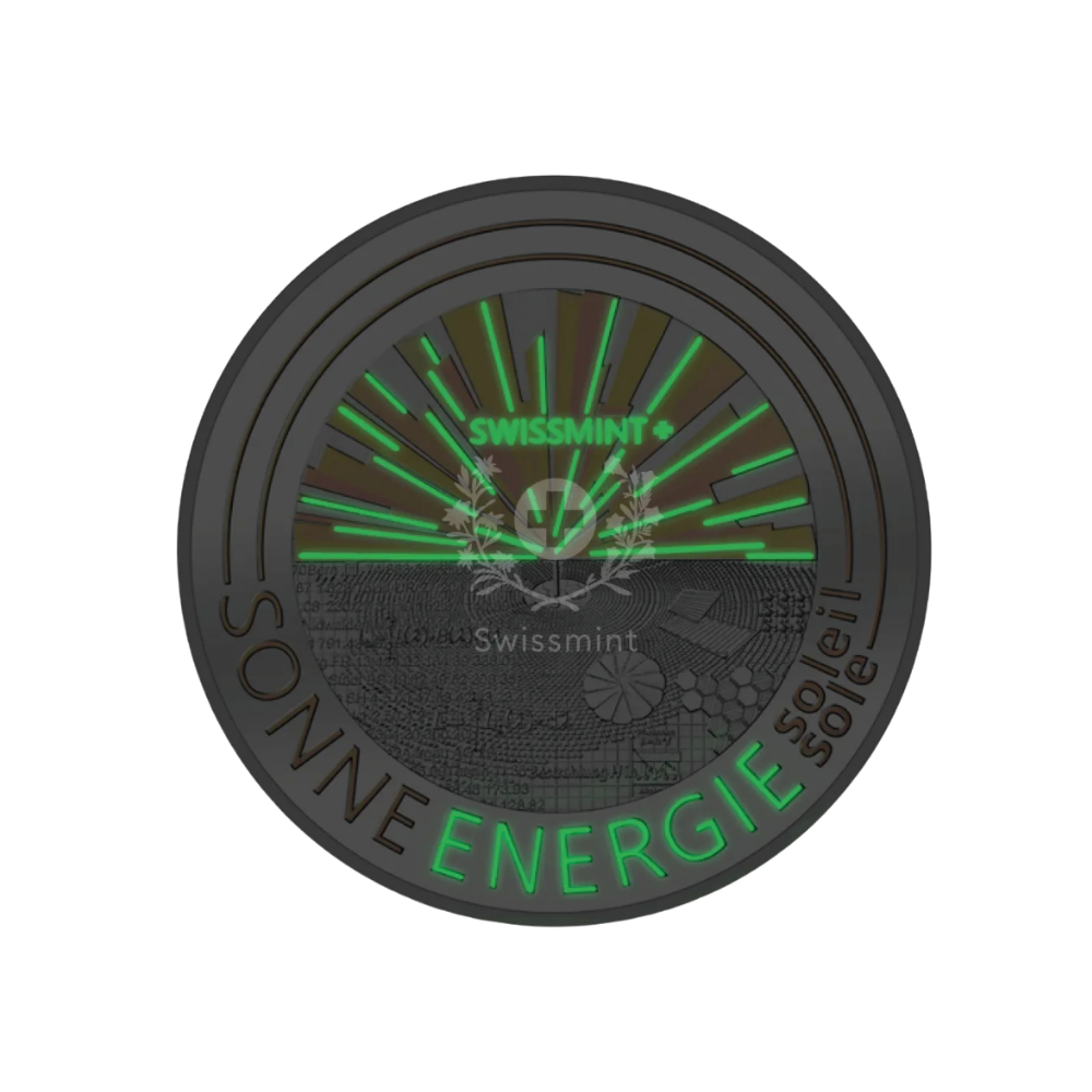 Solar Energy Light of Tomorrow Silver Coin Swissmint 2022