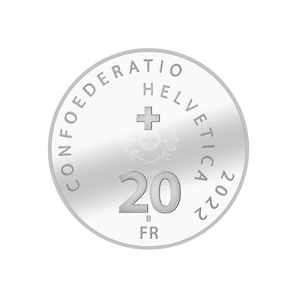 Solar Energy Light of Tomorrow Silver Coin Swissmint 2022