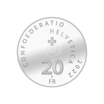 Solar Energy Light of Tomorrow Silver Coin Swissmint 2022