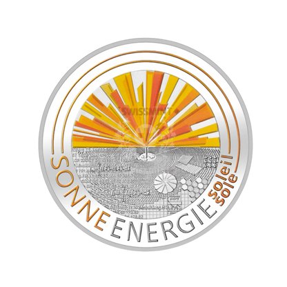 Solar Energy Light of Tomorrow Silver Coin Swissmint 2022