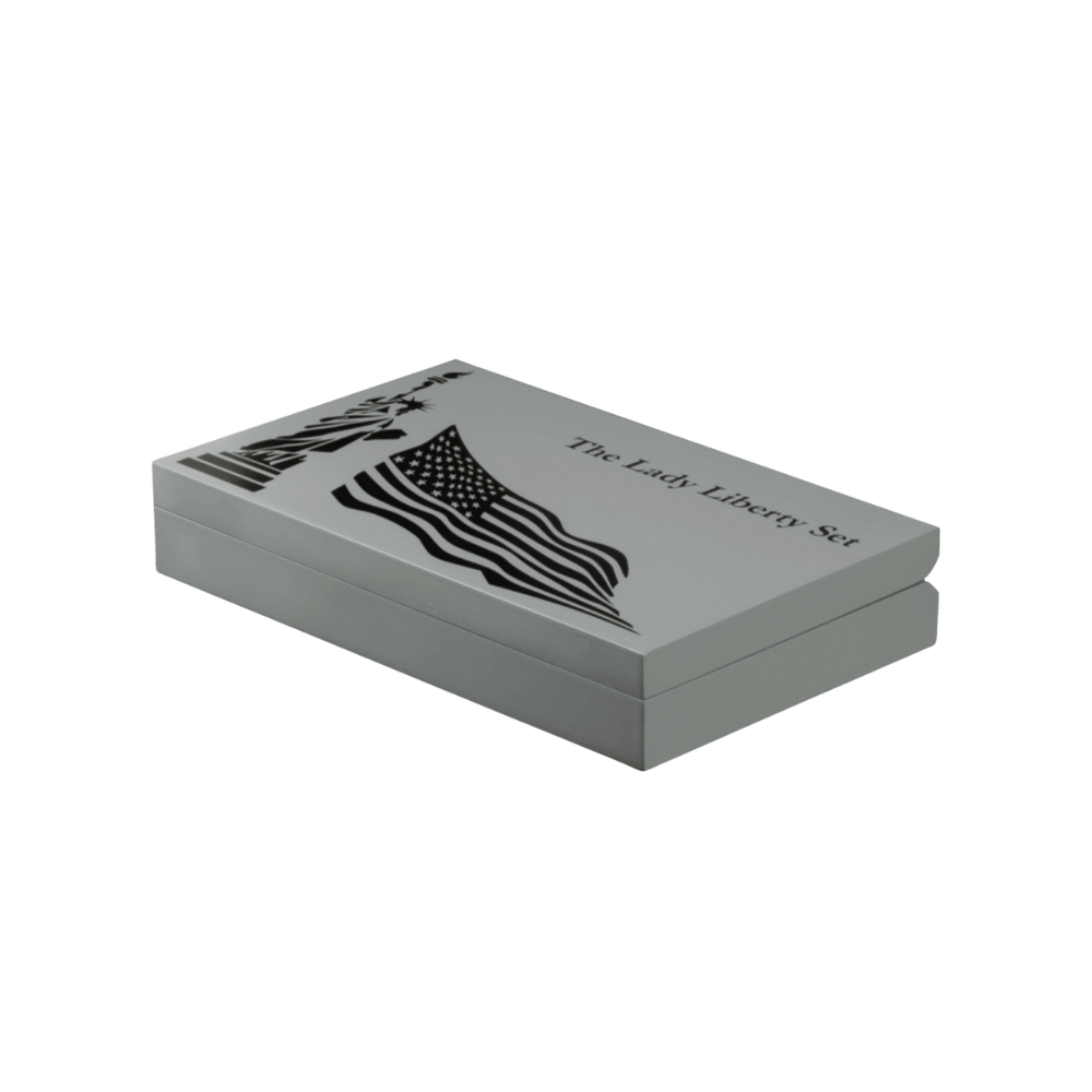 LADY LIBERTY Set 4 oz Silver Coins (4 x 1 oz) $5 Barbados 2022