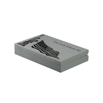 LADY LIBERTY Set 4 oz Silver Coins (4 x 1 oz) $5 Barbados 2022