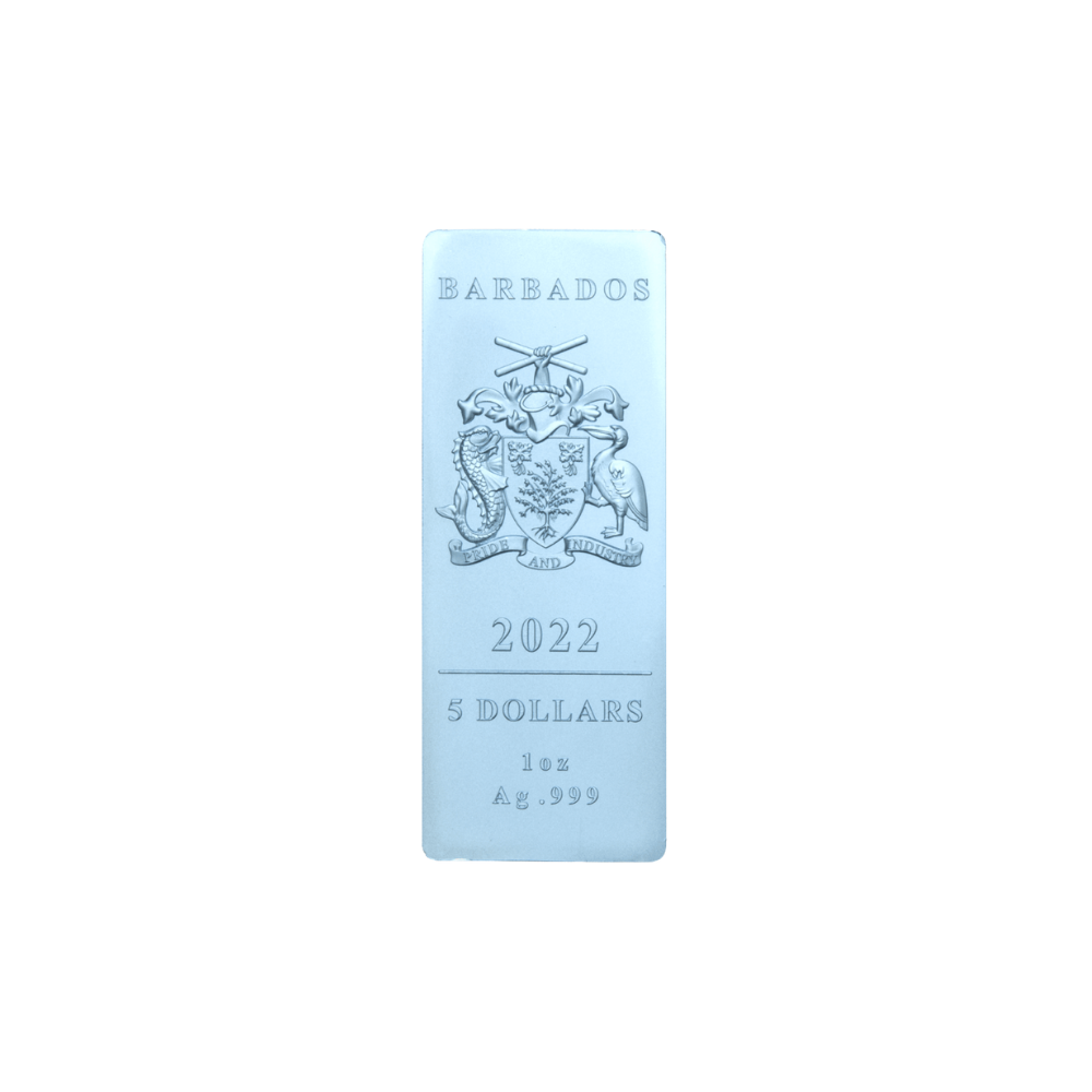 LADY LIBERTY Set 4 oz Silver Coins (4 x 1 oz) $5 Barbados 2022