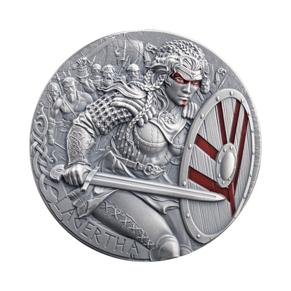 Lagertha The Way To Valhalla 2 Oz Silver Coin 2026 Mint XXI