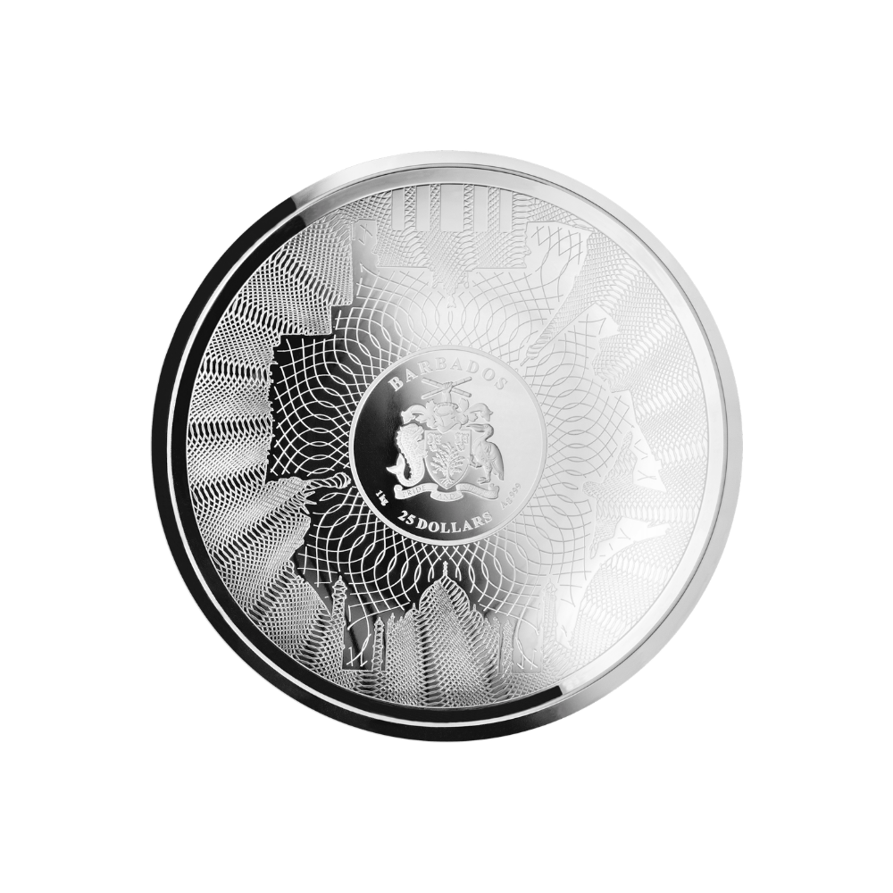 LANDMARK OF THE WORLD 1 Kg Kilo Silver Coin $25 Barbados 2024