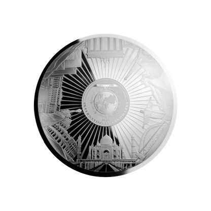 LANDMARK OF THE WORLD 1 Kg Kilo Silver Coin $25 Barbados 2024