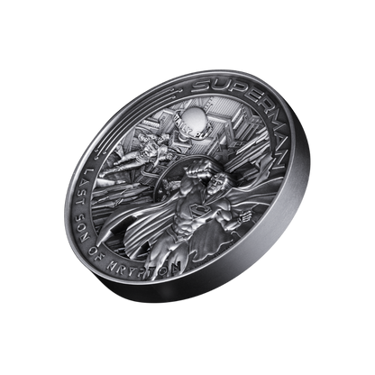 LAST SON OF KRYPTON Superman 10 Oz Silver Coin $10 Samoa 2025