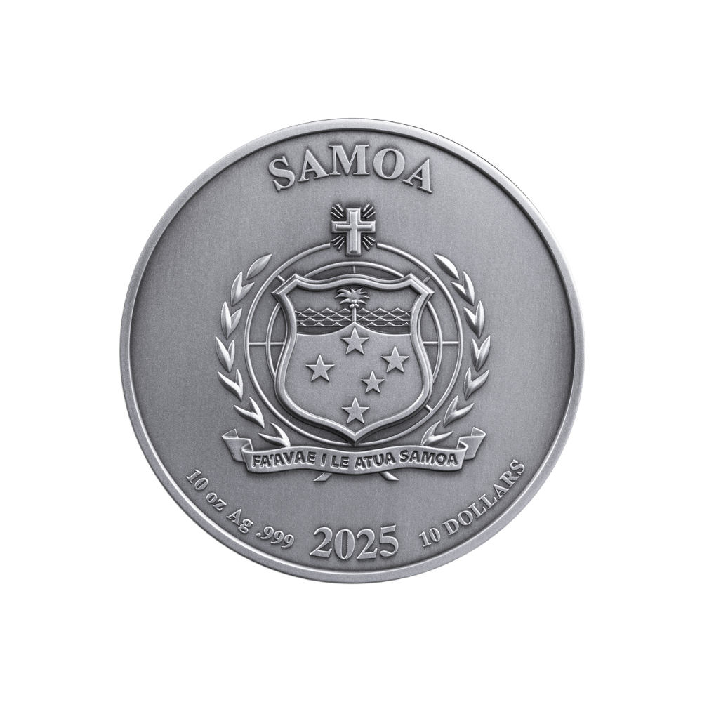 LAST SON OF KRYPTON Superman 10 Oz Silver Coin $10 Samoa 2025