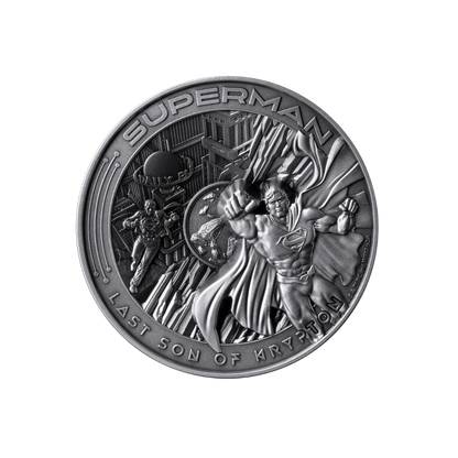 LAST SON OF KRYPTON Superman 10 Oz Silver Coin $10 Samoa 2025