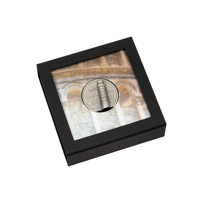 LEANING TOWER OF PISA 2 Oz Silver Coin $10 Cook Islands 2022