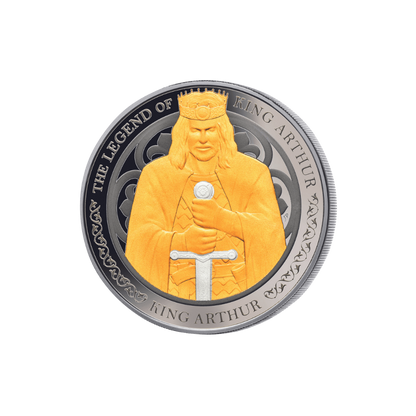 LEGEND OF KING ARTHUR Set 4 oz Silver Coins(4x1 oz) $5 Samoa 2022
