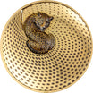 LEOPARD Camouflage of Nature Gilded 5 Oz Silver Coin $20 Palau 2024