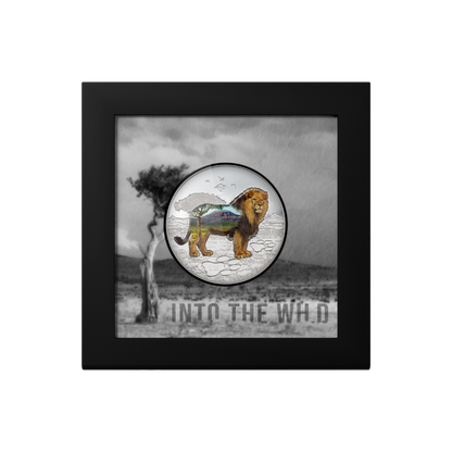 LION Into The Wild 2 Oz Silver Coin 1000 Togrog Mongolia 2022