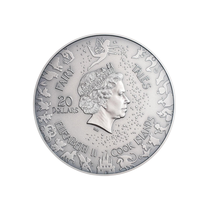 LITTLE RED RIDING HOOD Fairy Tales Fables 3 Oz Silver Coin $20 Cook Islands 2019