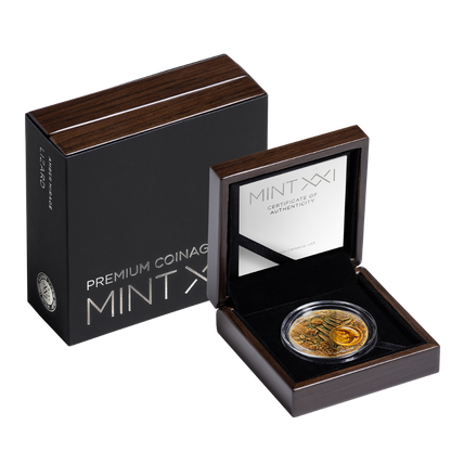 Lizard Amber Mirage 2 Oz Silver Coin 2026 MINT XXI