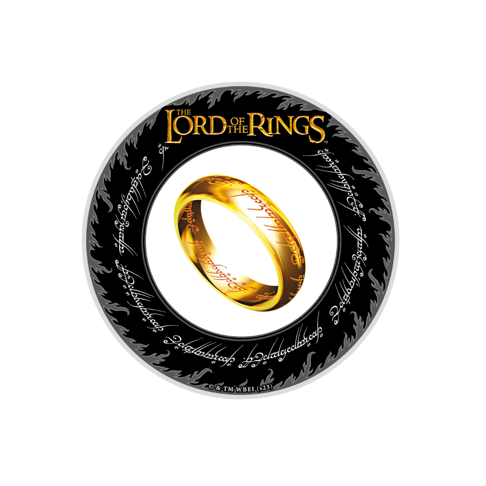 LORD OF THE RINGS 2 Oz Silver Coin $5 Samoa 2024