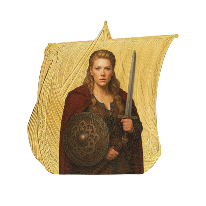 Lagertha Sail with the Vikings 1 Oz Silver Coin 2026 Power Coin