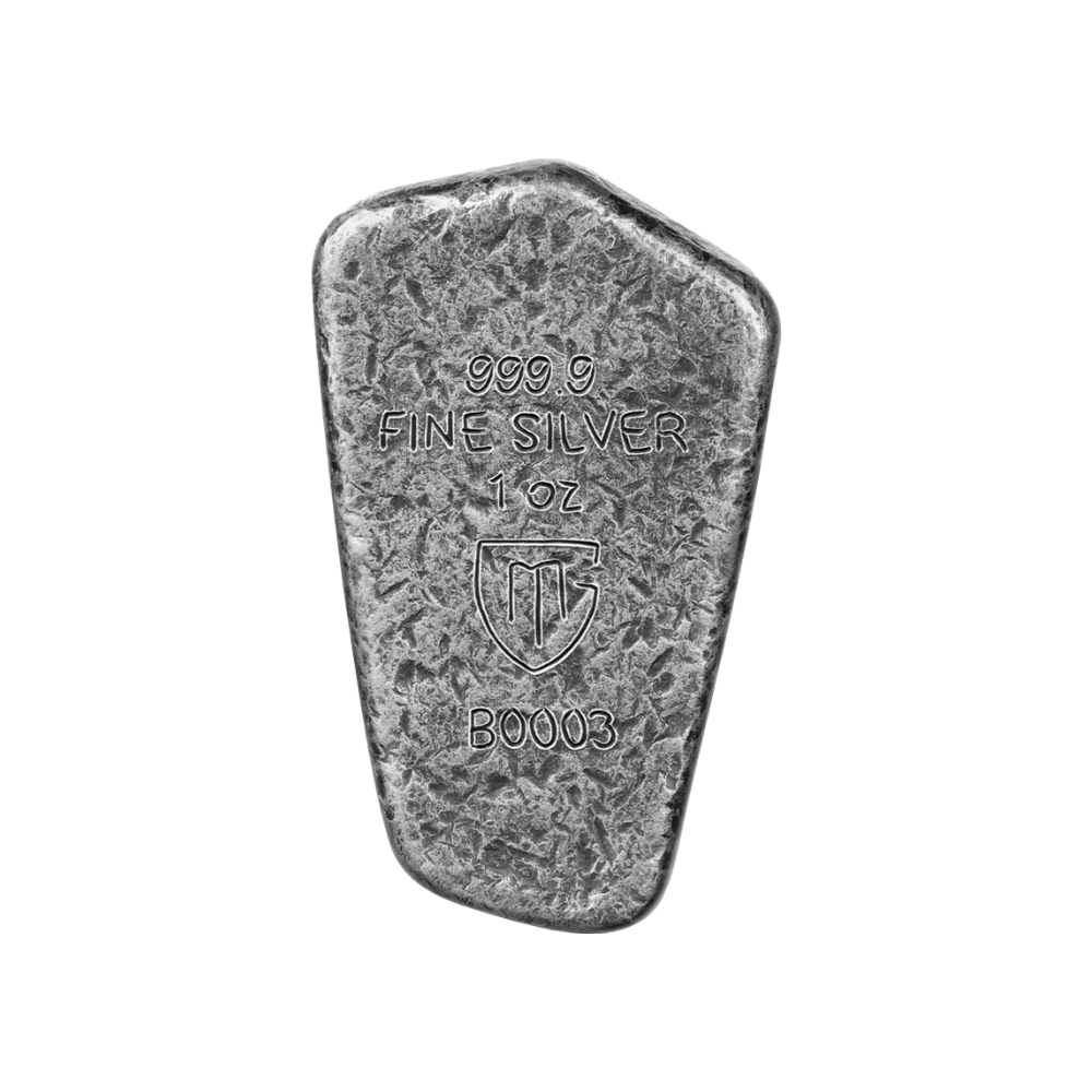 Laguz Cast Rune 1 Oz Silver Cast Bar 2024 Germania Mint