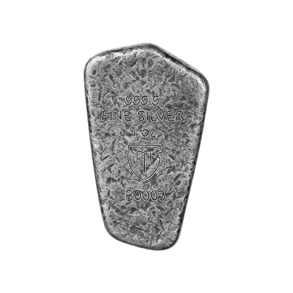 Laguz Cast Rune 1 Oz Silver Cast Bar 2024 Germania Mint
