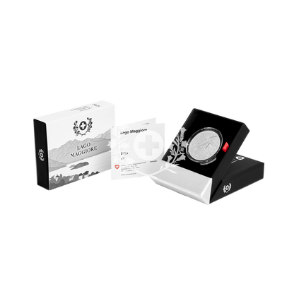 Lake Maggiore Swiss lakes Series Silver Proof Coin 2025 Swissmint