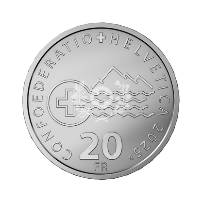 Lake Maggiore Swiss lakes Series Silver Proof Coin 2025 Swissmint