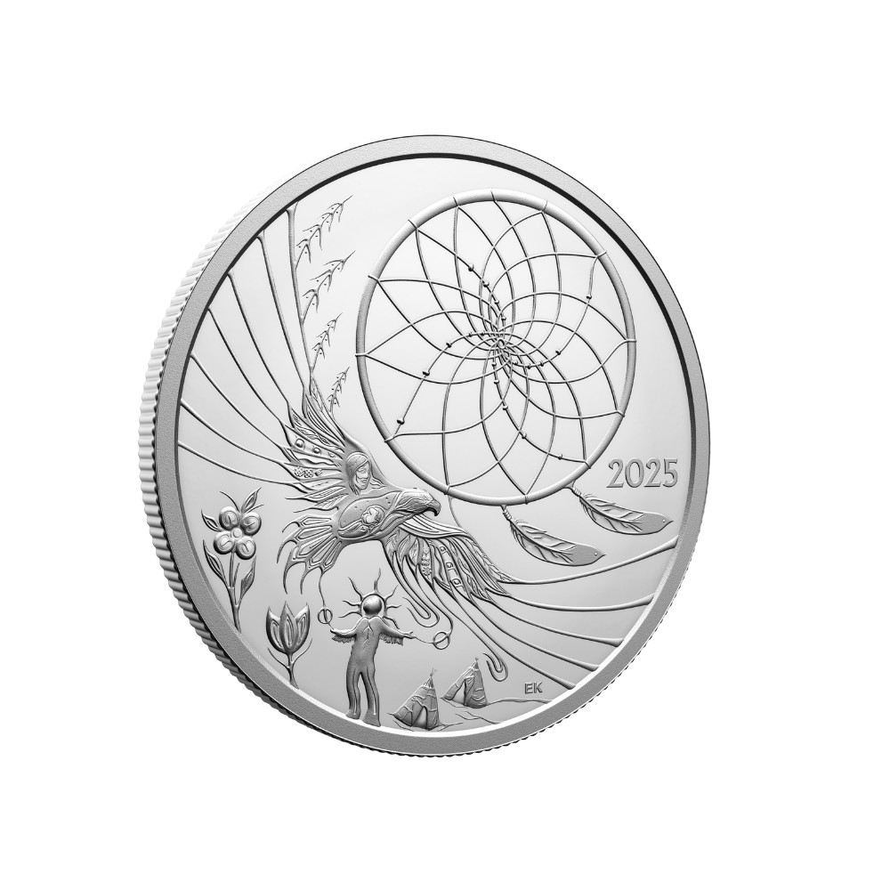 Legend of the Dreamcatcher 1 Oz Fine Silver Coin Canada 2025 ROYAL CANADIAN MINT