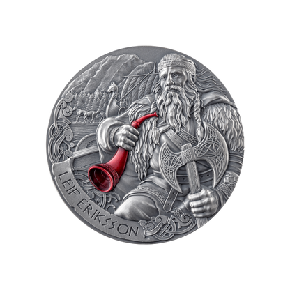 Leif Eriksson Way to Valhalla 2 Oz Silver 2025