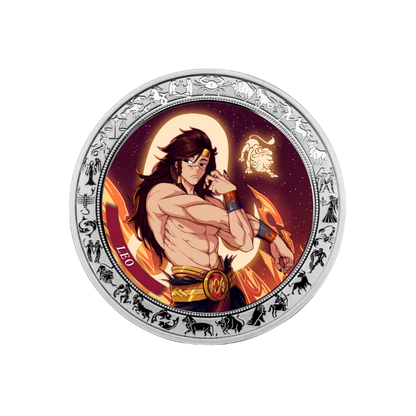 Leo Anime Zodiac series 1 Oz Silver Coin 2025 popcoins
